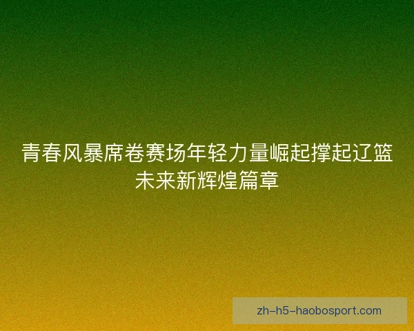 青春风暴席卷赛场年轻力量崛起撑起辽篮未来新辉煌篇章